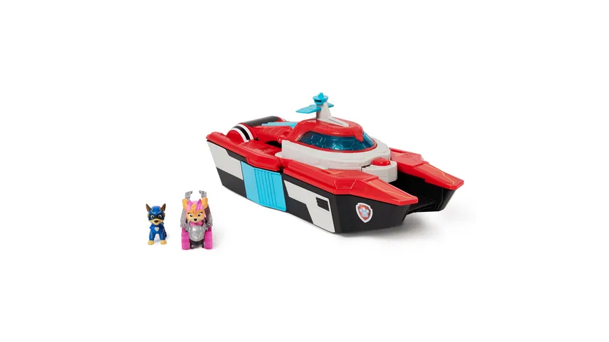 Spin Master - PAW Patrol: Der Mighty Kinofilm, Pup Squad Mini Marine Hauptquartier Spielset