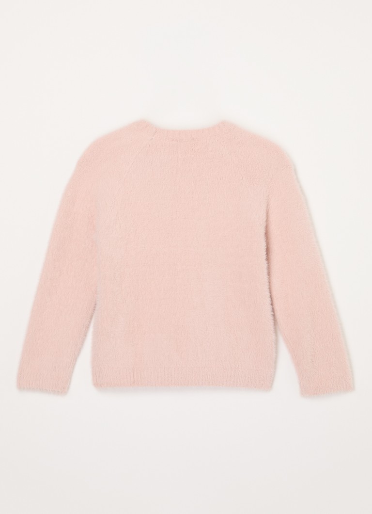 Benetton debeli pleteni pulover s okruglim izrezom