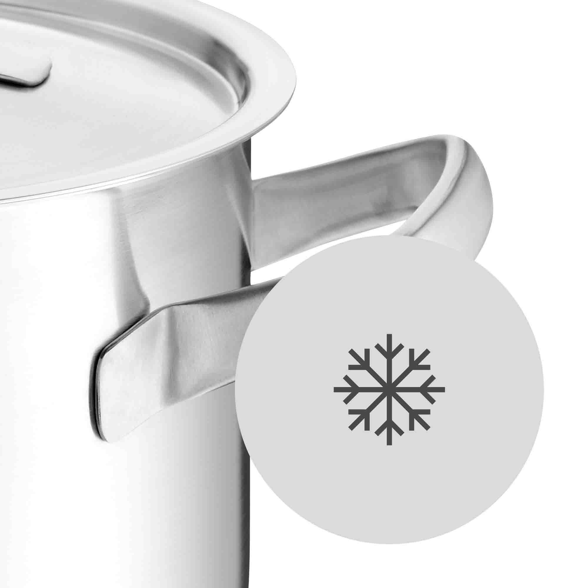 WMF Topf-Set Gourmet Plus, Cromargan® Edelstahl Rostfrei 18/10 (Set, 5-tlg), induktionsgeeignet