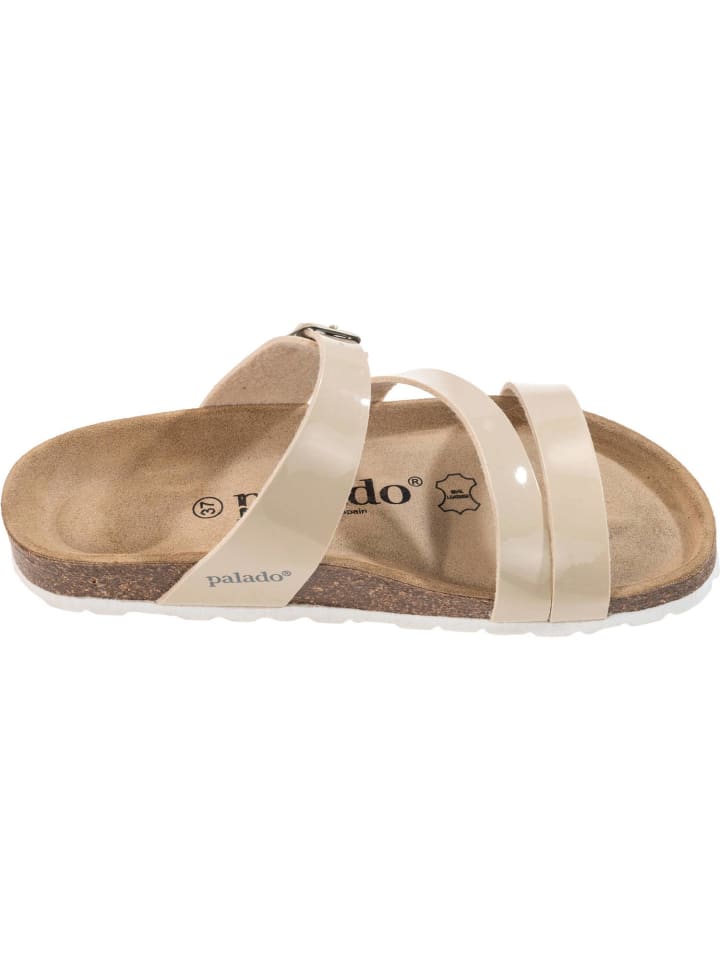 palado Pantoletten in Beige/Weiß günstig kaufen
