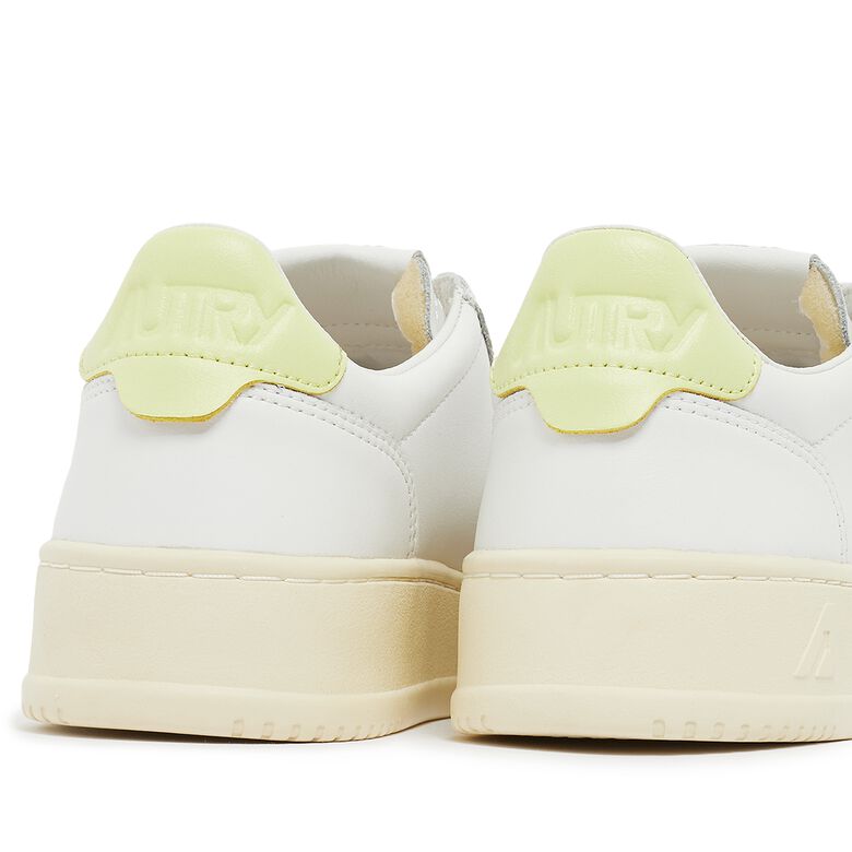 Autry Wmns Medalist Low leat/leat wht/lime yl