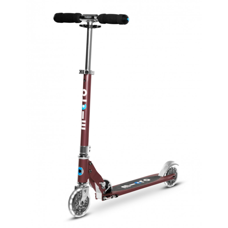 Trottinette 2 roues lumineuses pliable – Micro Sprite LED Rouge Autome