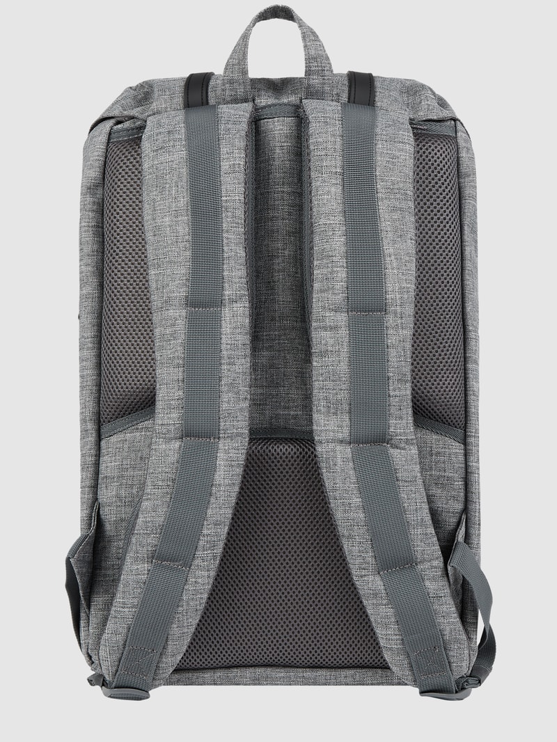 Rucksack mit Laptopfach Modell 'Little America' in mittelgrau meliert