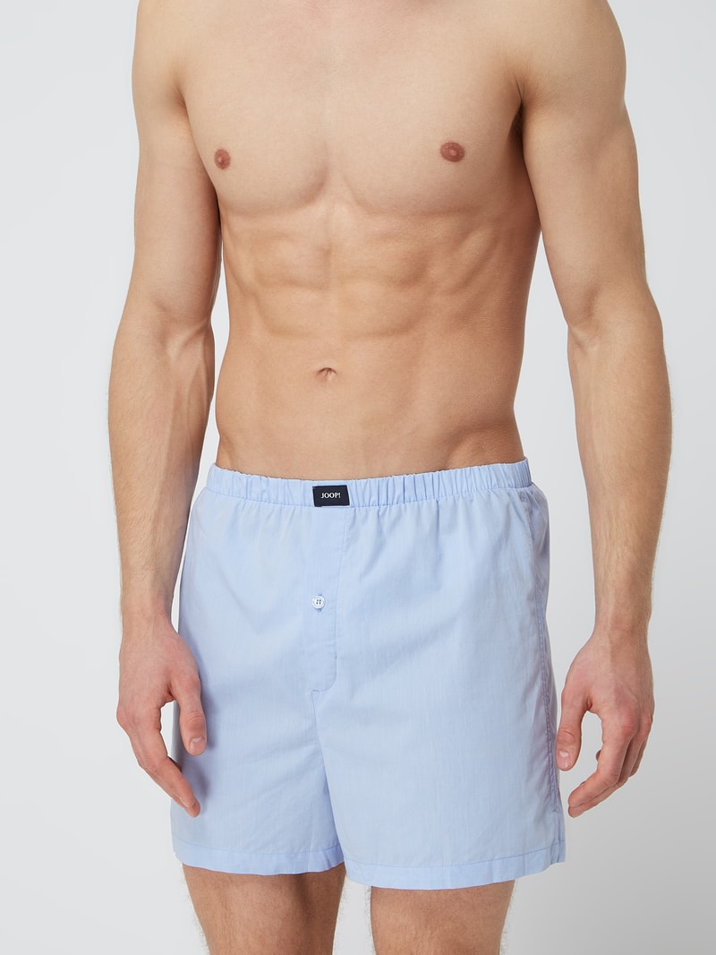 Boxershorts aus Baumwolle im 3er-Pack in bleu