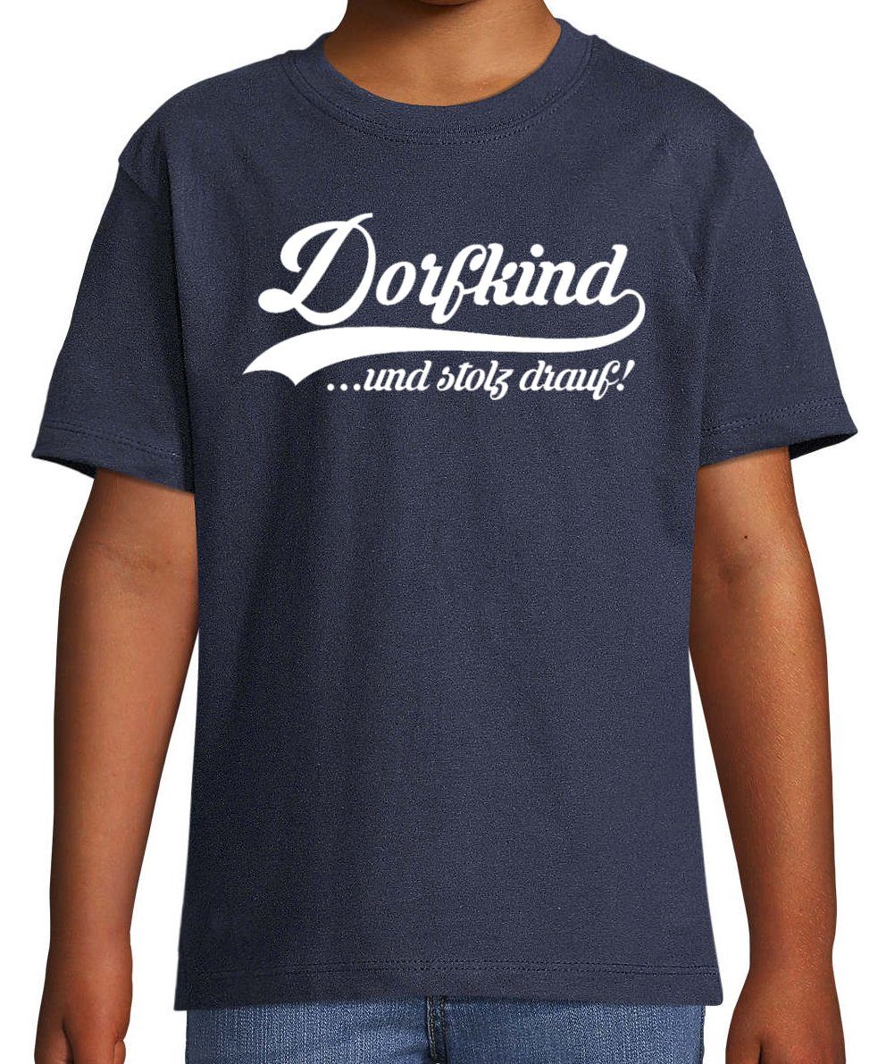 Youth Designz T-Shirt Dorfkind Kinder Shirt für Jungen und Mädchen mit lustigem Frontprint