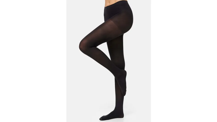 NUR DIE Damen Feinstrumpfhose Goodbye Laufmaschen 60 DEN schwarz