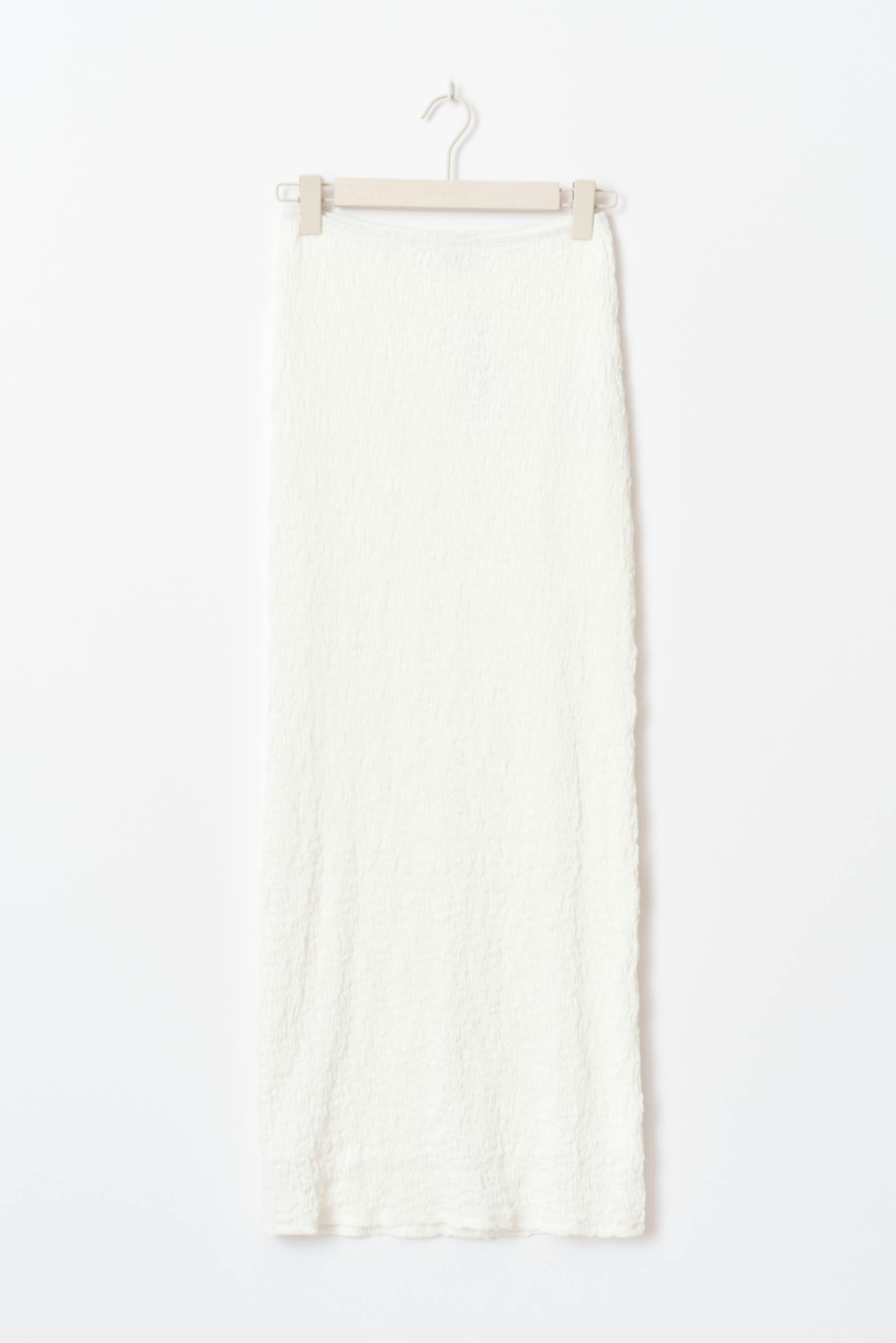 Structure maxi skirt