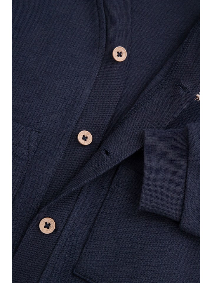 Coccodrillo Strickjacke mit Reißverschluss in dunkelblau günstig kaufen