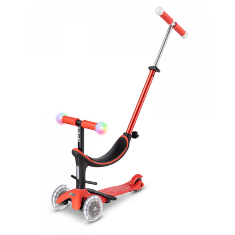 Trottinette 3 Roues - 3en1 Révolution Magic Rouge