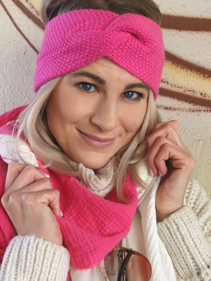 styleBREAKER Strick Stirnband in Hellbraun günstig kaufen onesize