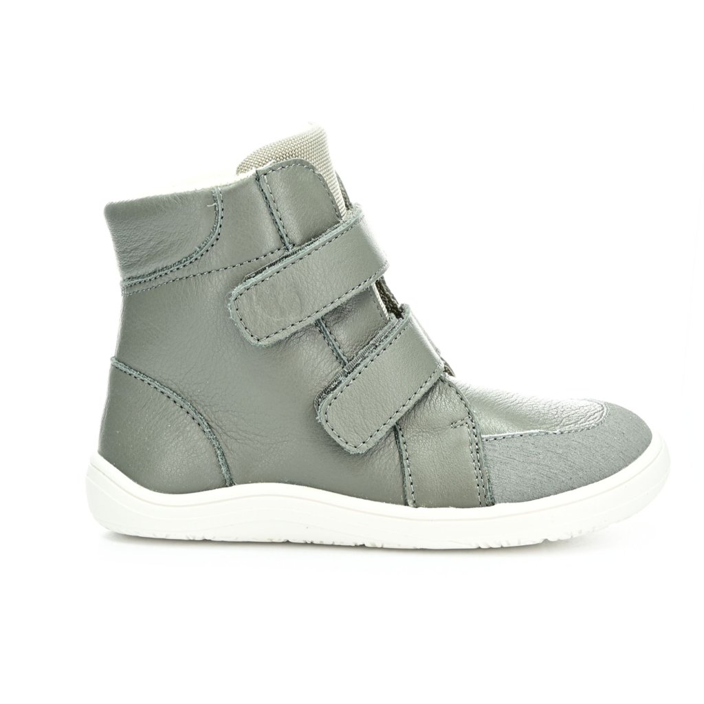 Baby Bare Febo Winter Grey (mit Membran/Asfaltico) Winterbarfußschuhe
