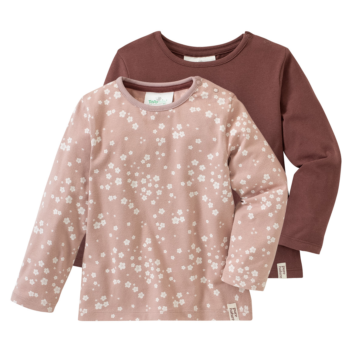 2 Baby Langarmshirts im Set
