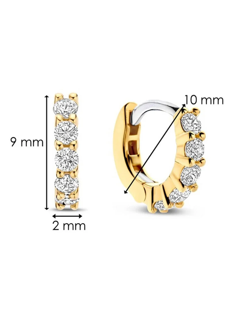 TI SENTO - Milano Gold-plated Earrings 7955ZY