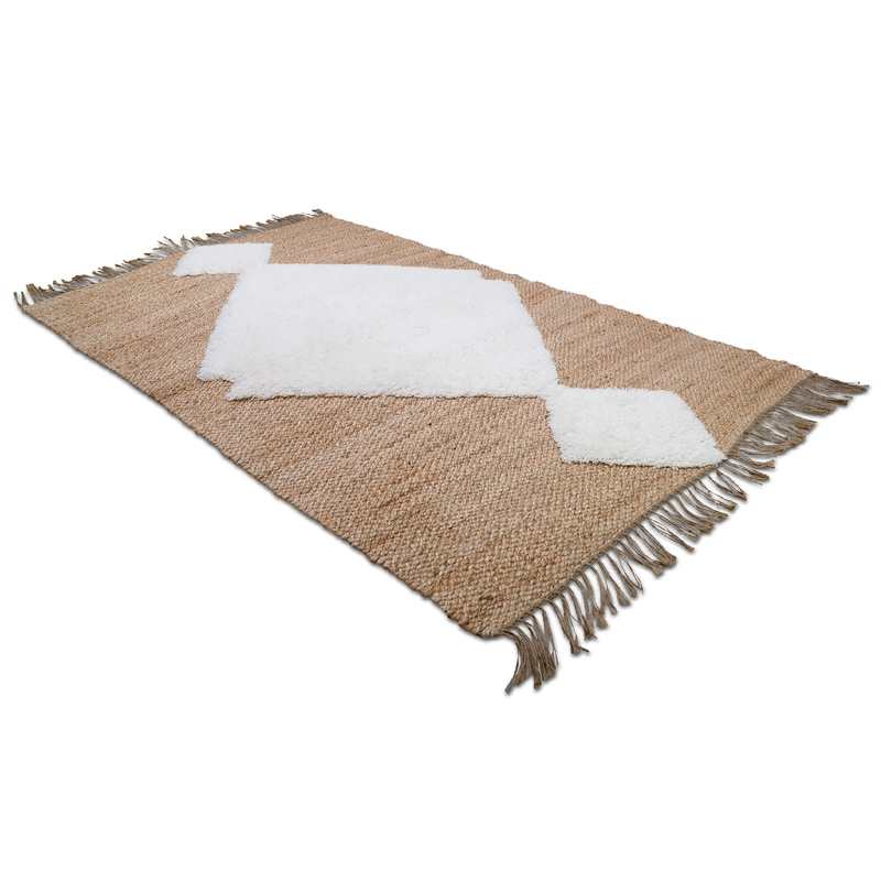 Tapis jute & laine 110x170cm ELTON