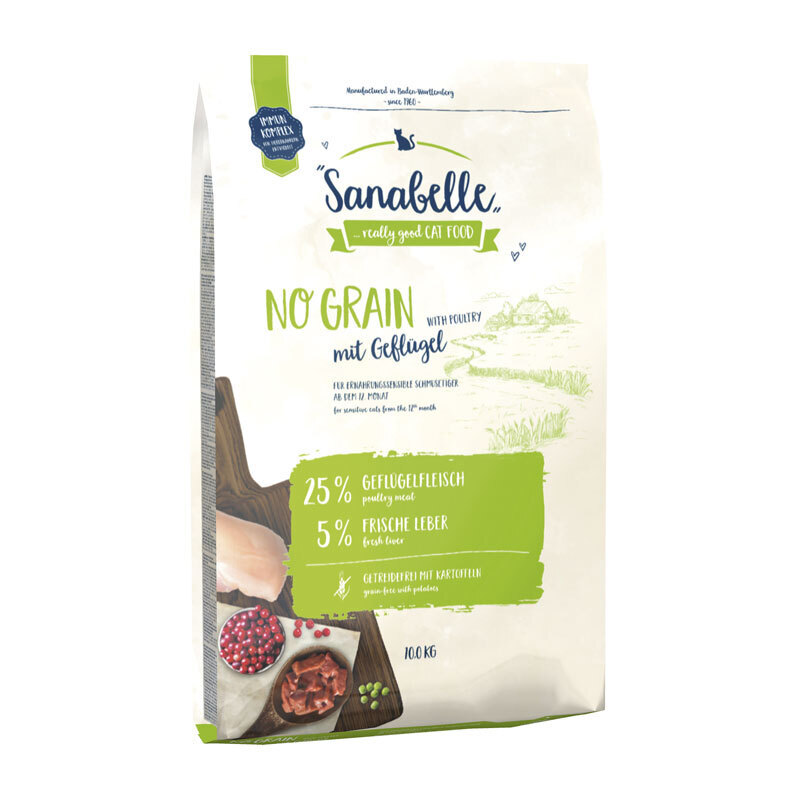 Sanabelle Trockenfutter Sanabelle No Grain Geflügel 10 kg