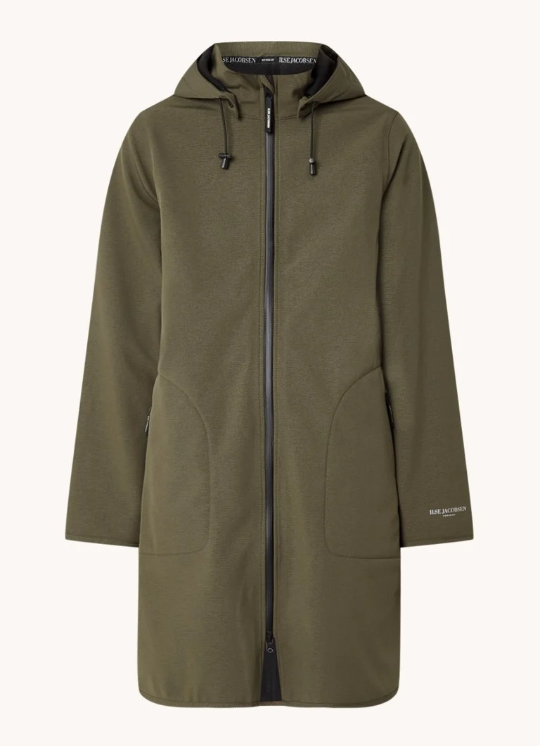Ilse Jacobsen Softshell lietus jaka ar rāvējslēdzēja kabatām