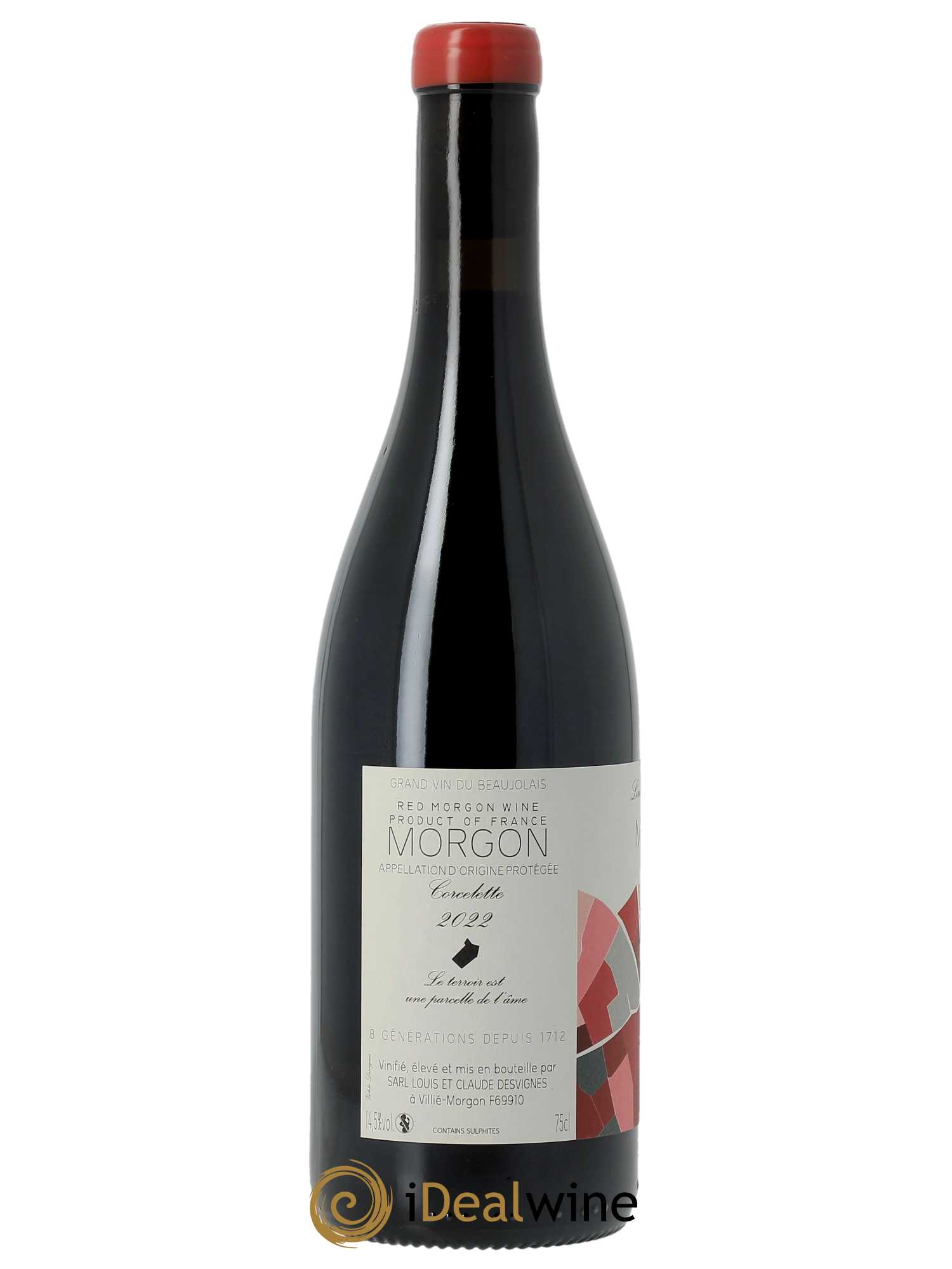 Morgon Corcelette Louis-Claude Desvignes  2022 - Lot de 1 Bouteille
