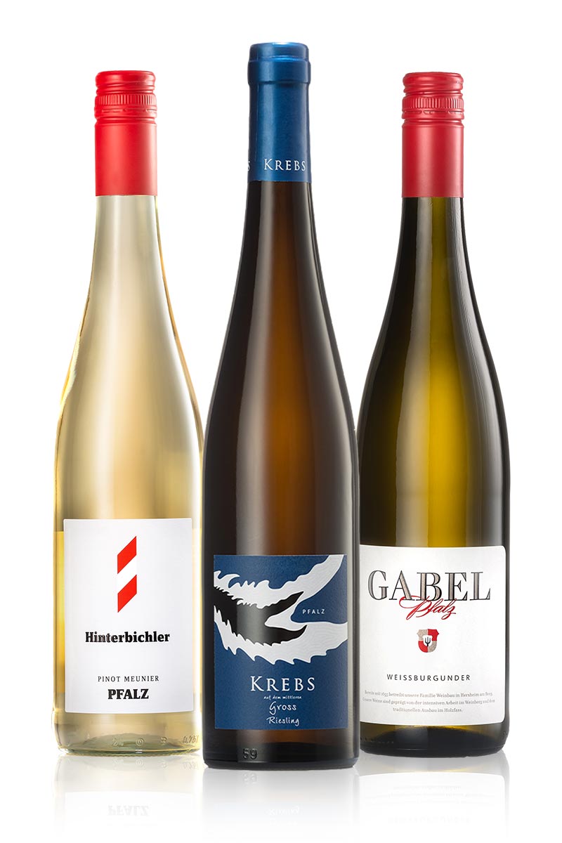 Weintrio zu Fisch Geile Weine Weinpaket