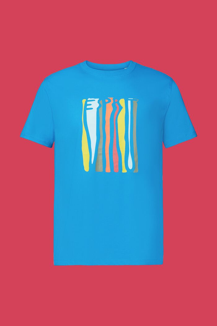 Bedrucktes Jersey-T-Shirt, 100 % Baumwolle