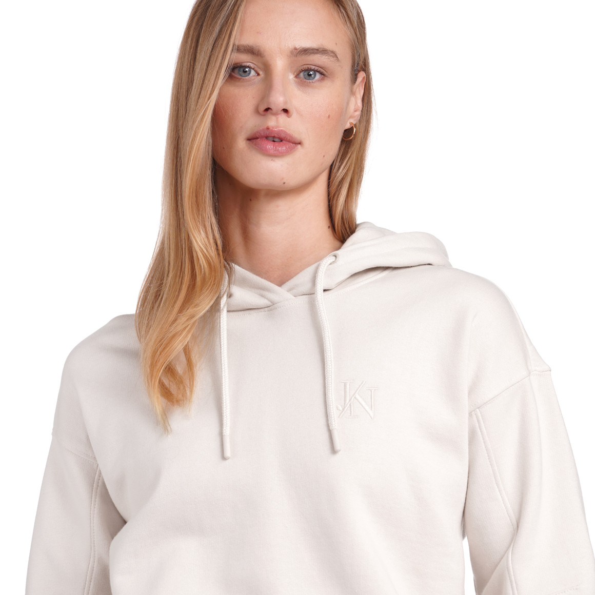 Damen Hoodie mit Stickerei