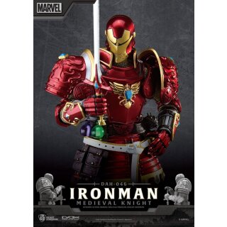 Marvel Dynamic 8ction Heroes Actionfigur 1/9 Medieval Knight Iron Man 20 cm