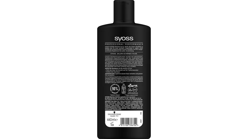 syoss Shampoo Keratin 440 ml