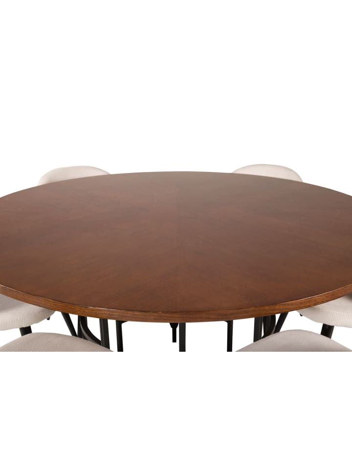 ebuy24 Essgruppe Copenhagen (7-teilig) Beige 140 x 140 cm günstig kaufen onesize