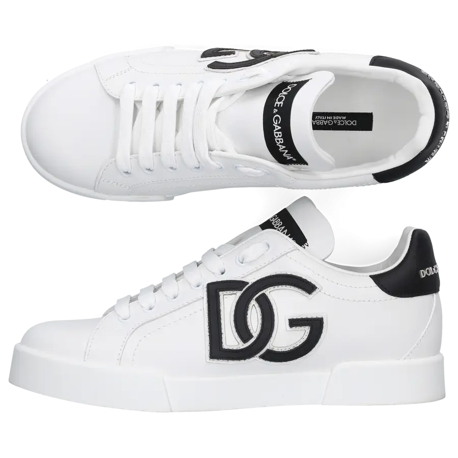 Dolce & Gabbana - Sneaker low PORTOFINO Nappaleder - schwarz
