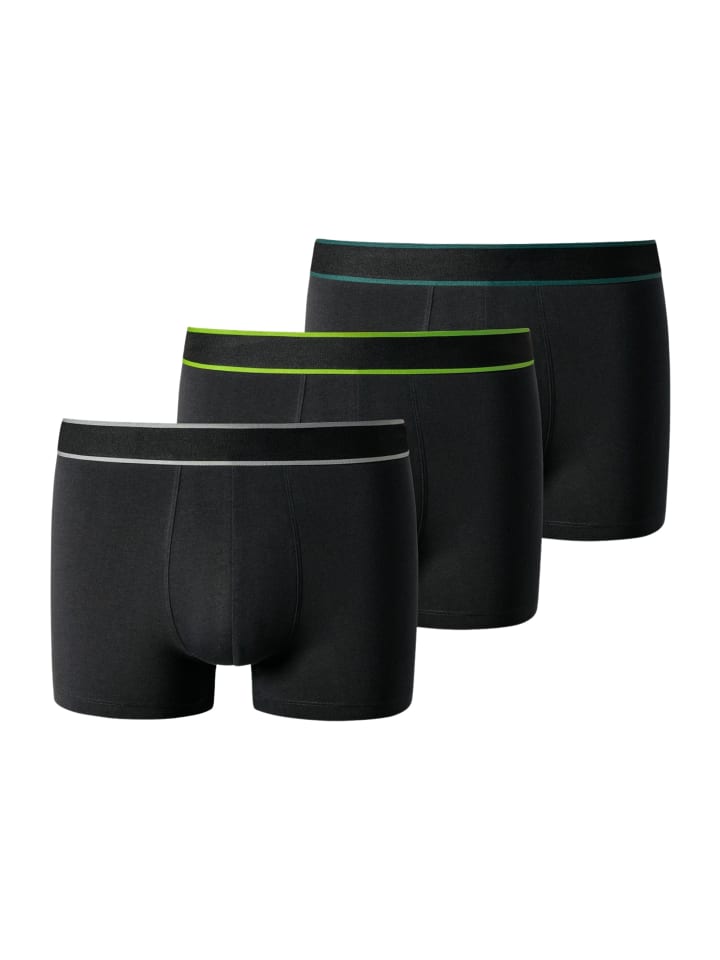 Schiesser Boxershorts in schwarz günstig kaufen M