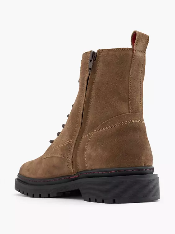 Bench Leder Schnürboots