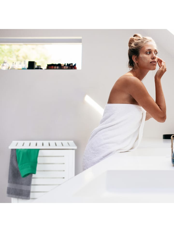 relaxdays Wäschetruhe in Weiß - 86 l günstig kaufen onesize
