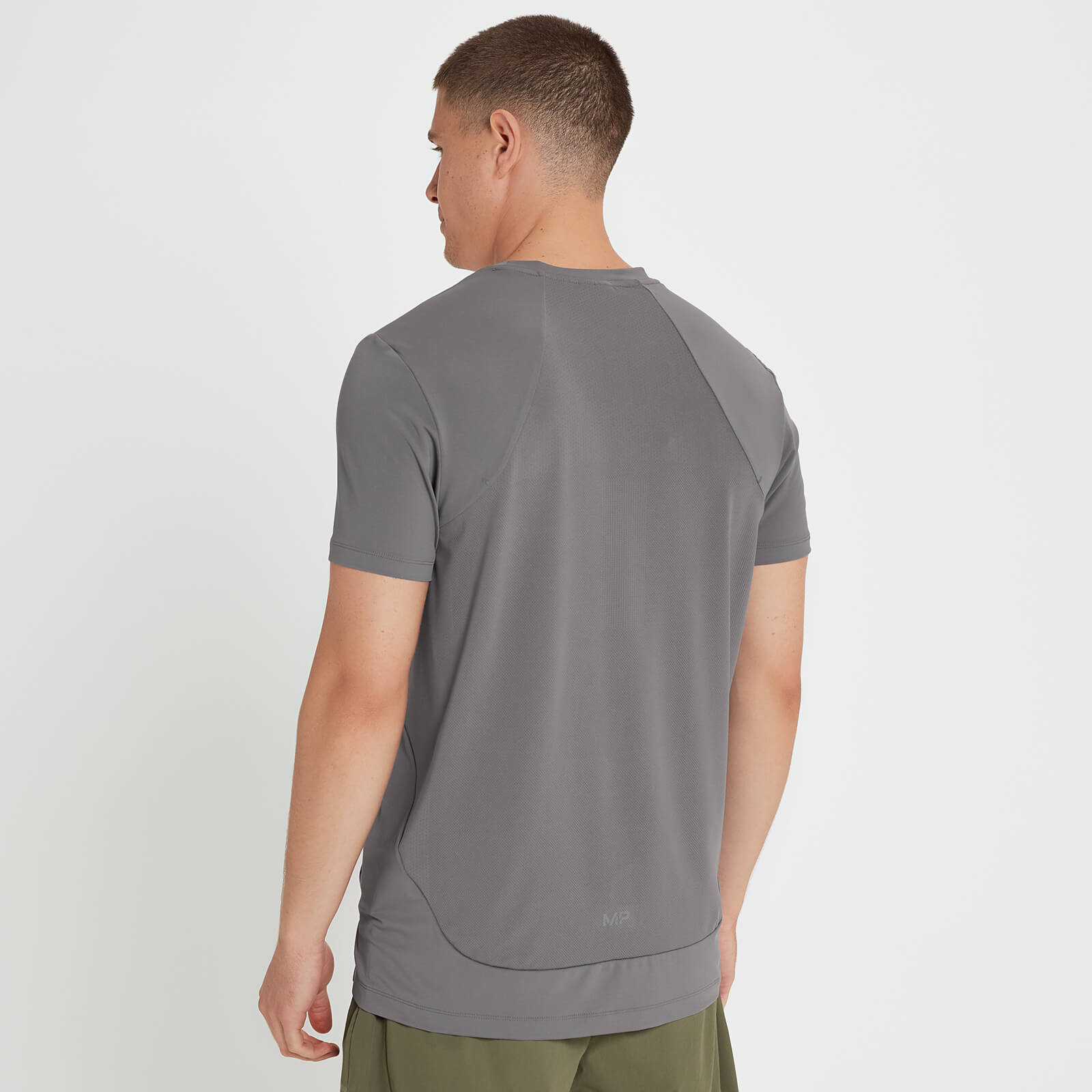 T-shirt à manches courtes MP Velocity Ultra pour hommes – Gris galet