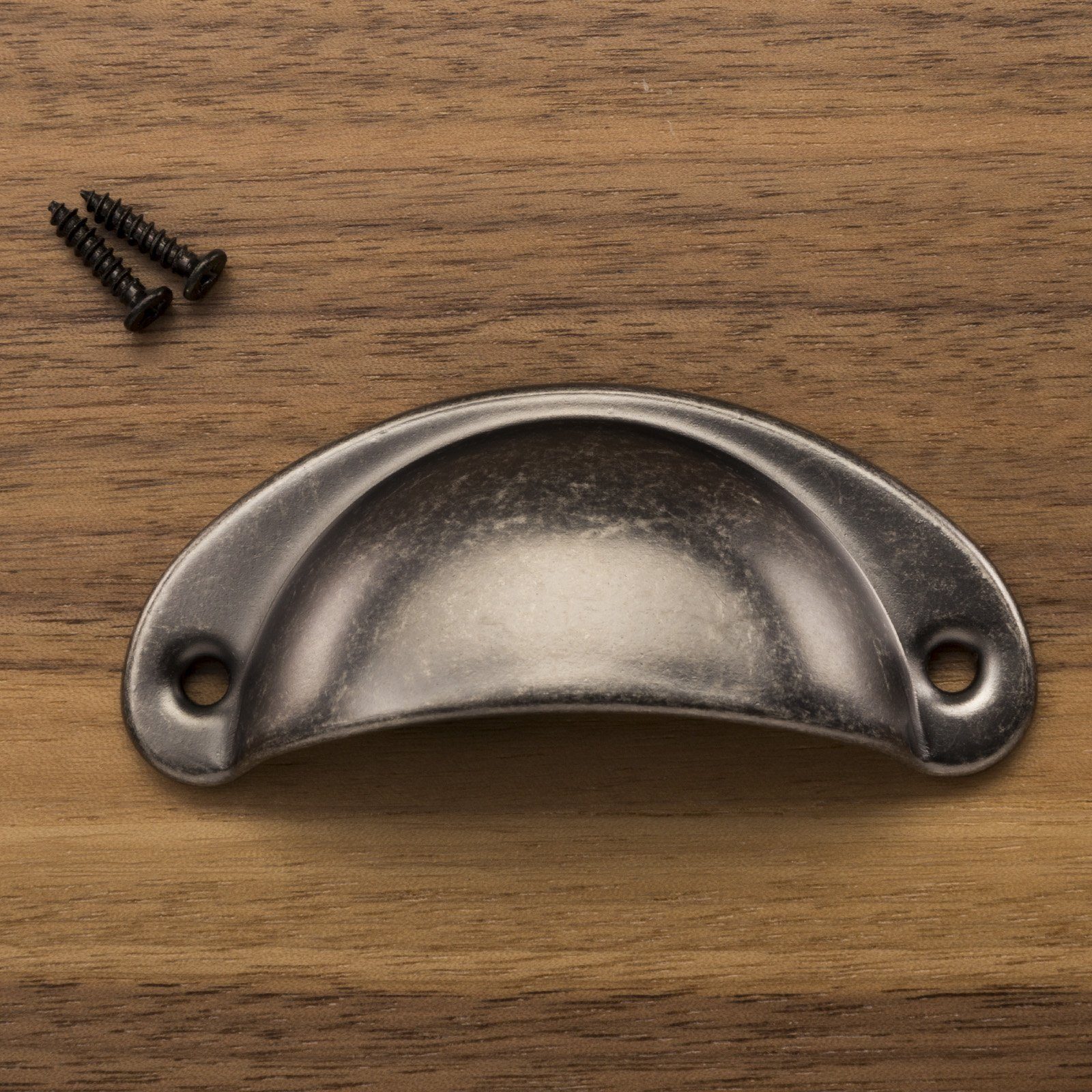 SO-TECH® Möbelgriff Muschelgriff KHEA BA 64 mm, Griff Schrankgriff Schubladengriff - incl. Schrauben
