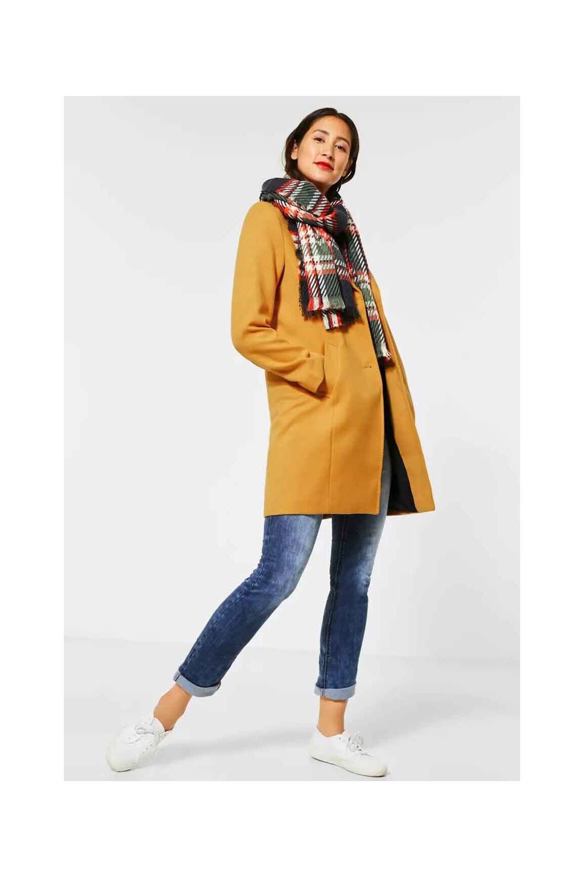 Street One Manteaux Longs Femme couleur jaune