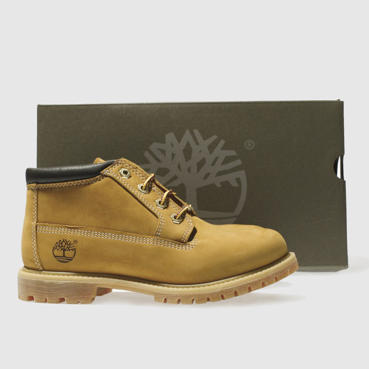 Timberland – Nellie Chukka – Naturfärgade dubbla stövlar
