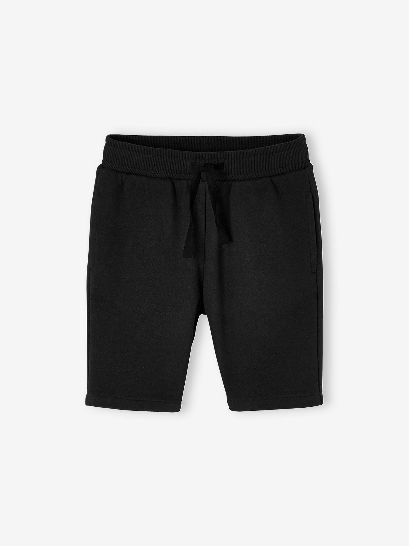 Lot de 2 bermudas Basics garçon en molleton lot encre