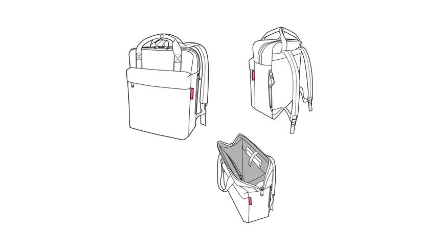 reisenthel allday backpack m 15l TWIST BLUE