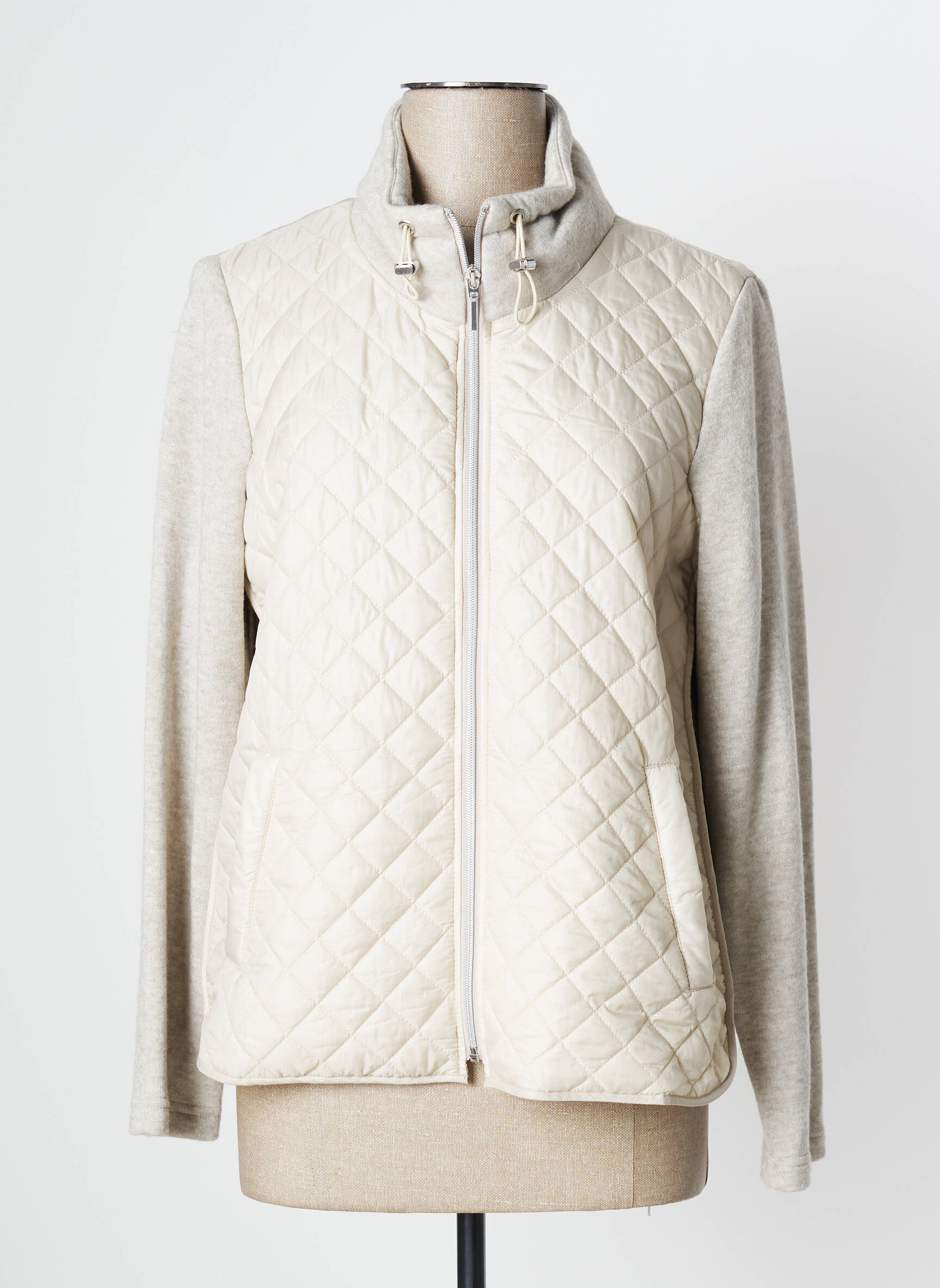 Just White Doudounes Femme couleur beige