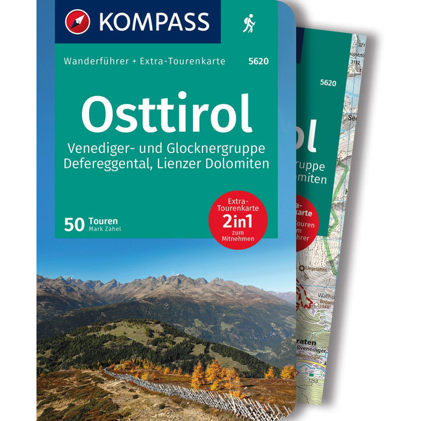 KOMPASS WANDERFÜHRER OSTTIROL, VENEDIGER- UND GLOCKNERGRUPPE