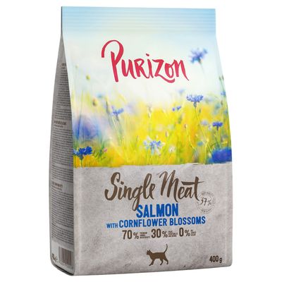 Purizon Single Meat Lachs mit Kornblumenblüten
