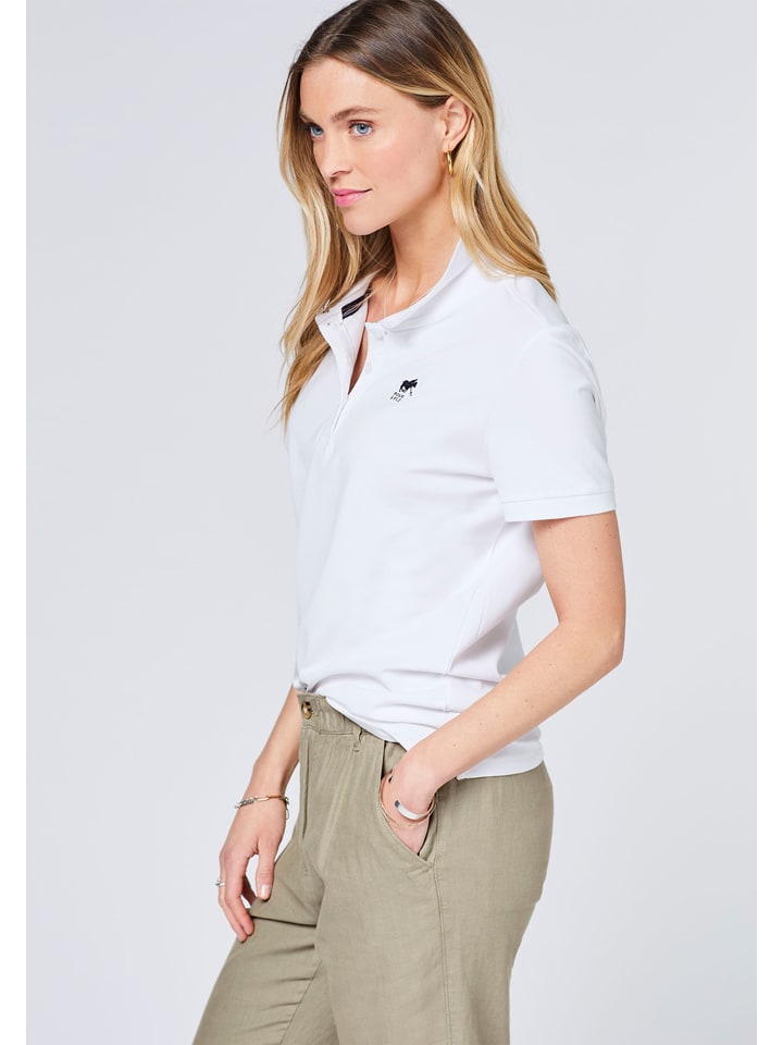 Polo Sylt Poloshirt in Weiß günstig kaufen