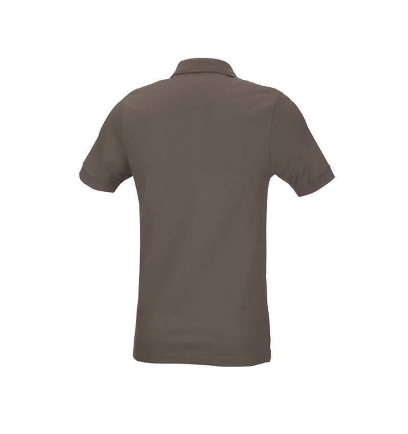 e.s. Piqué-Polo cotton stretch, slim fit
