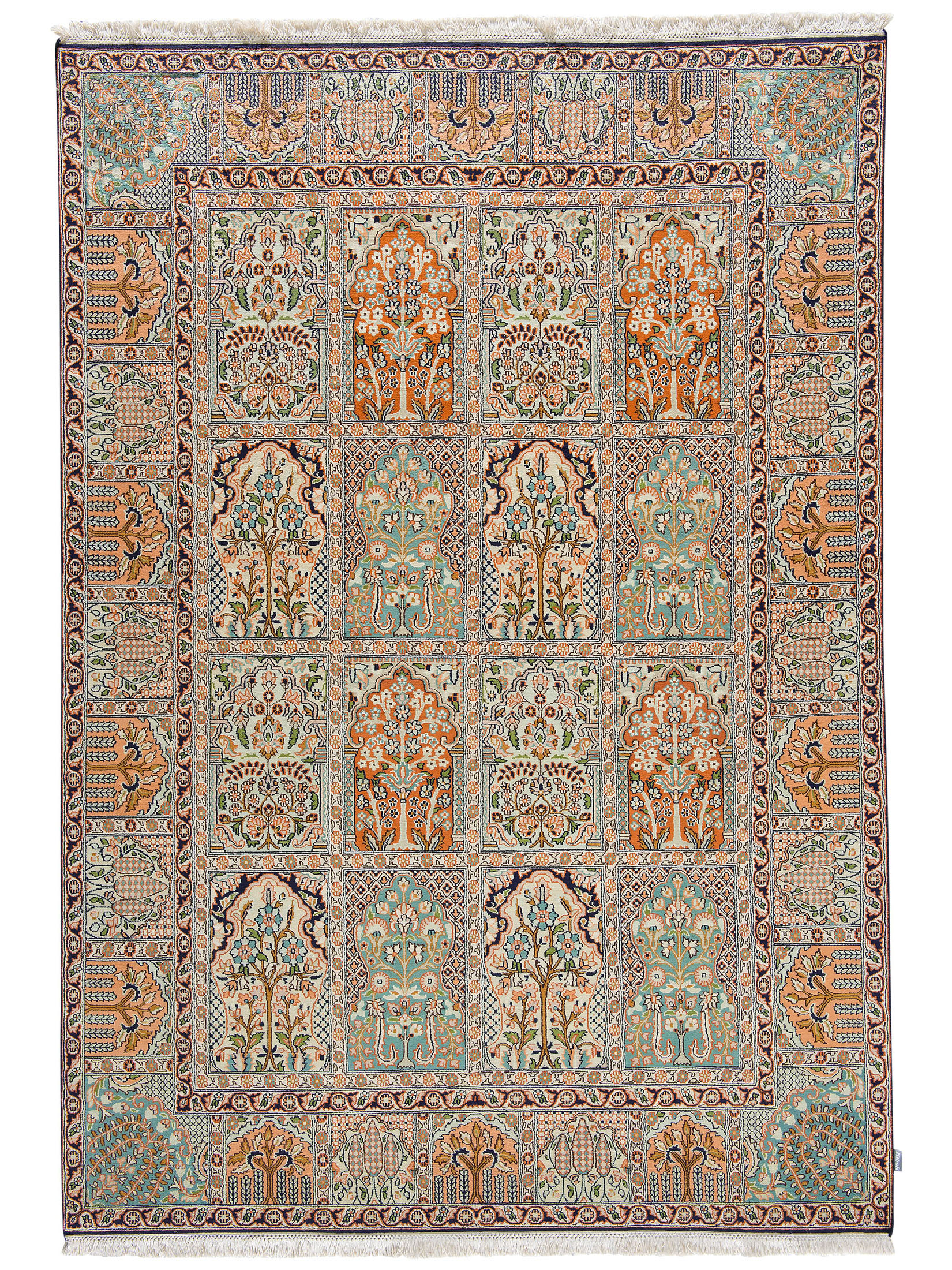 Kaschmir Seide 18/18 ca. 155 x 223 cm, Unikat / Einzelstück