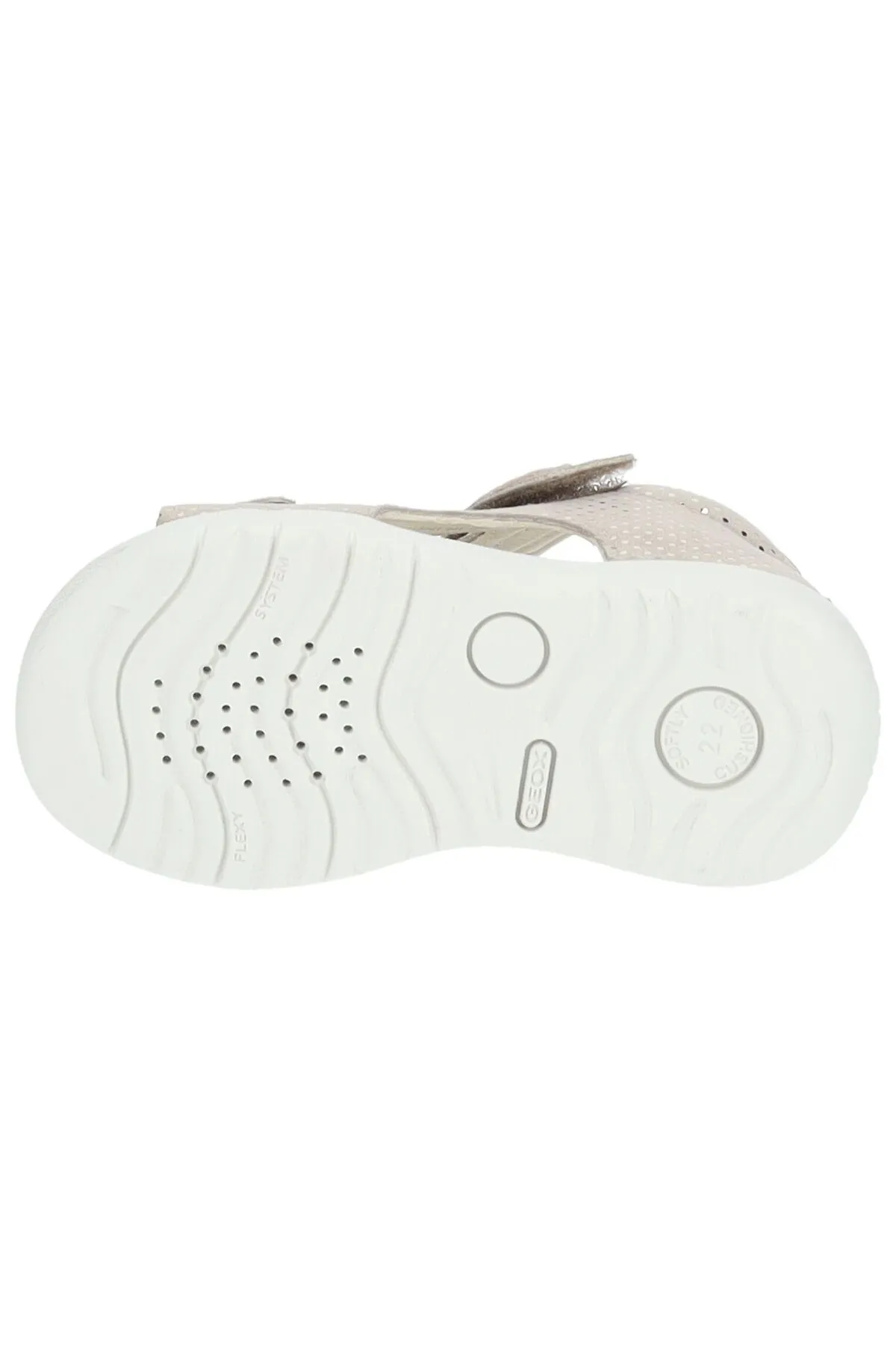 Geox  Sandalette - Beige - Flacher Absatz