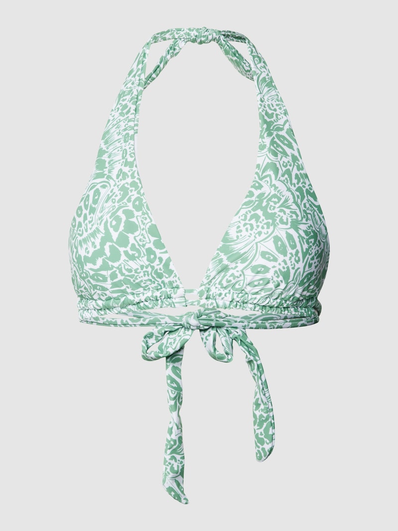 Bikini-Oberteil in Triangel-Form Modell 'BIBI' in hellgrün