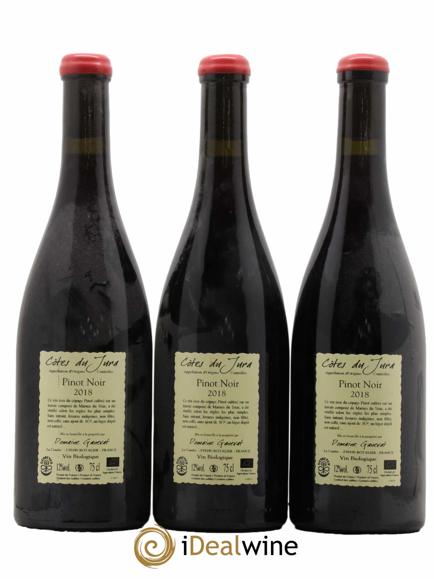 Côtes du Jura Les Grands Teppes Jean-François Ganevat (Domaine)  2018 - Lot de 3 Bouteilles