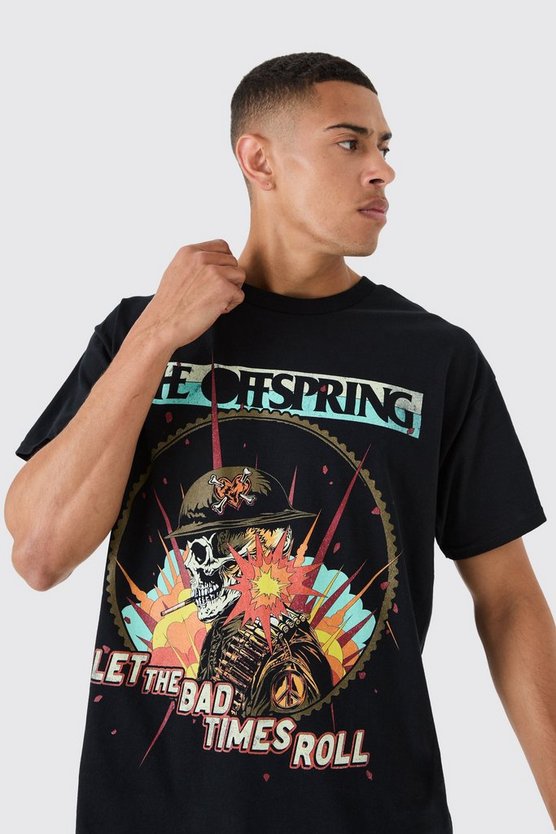 Oversize T-Shirt mit lizenziertem The Offspring Band Print