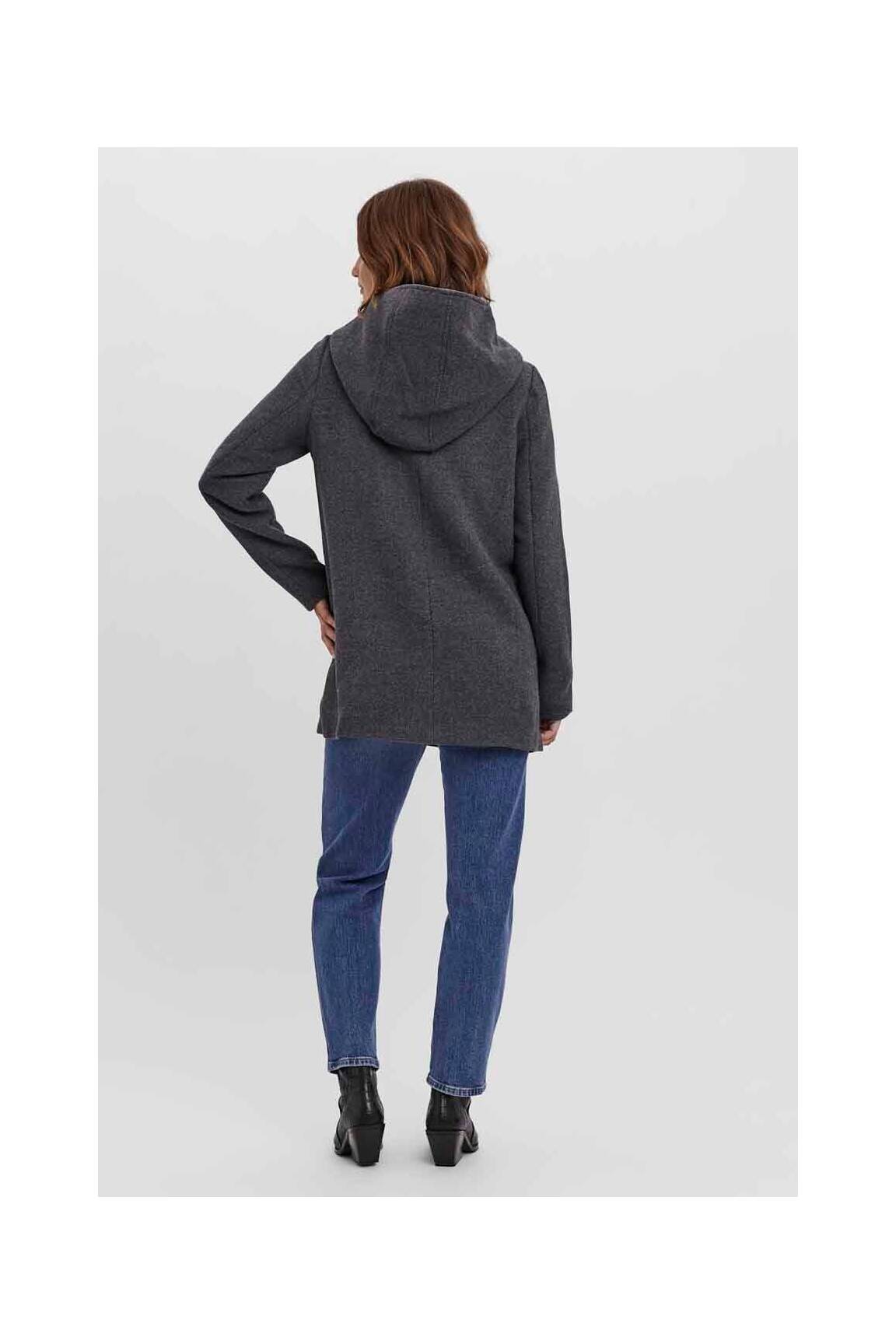 Vero Moda Manteaux Longs Femme couleur gris
