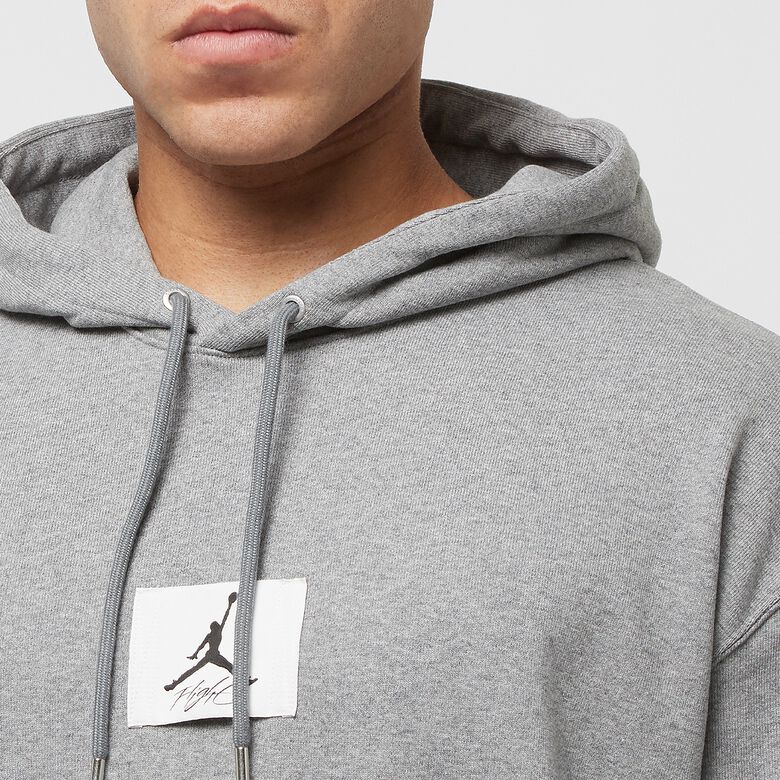JORDAN Essential Statement Fleece Pullover carbon heather/sail