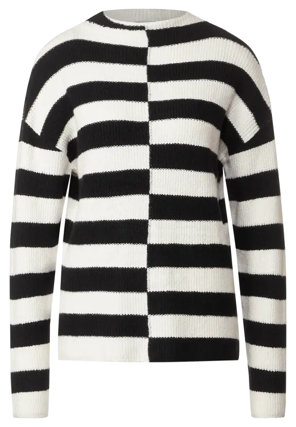 Street One Pullover mit Streifenmuster